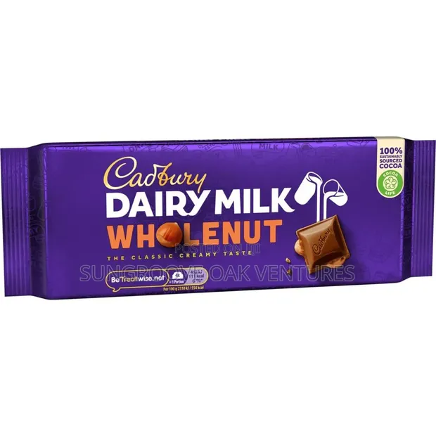 Cadbury Dairy Milk Wholenut 280g - 1