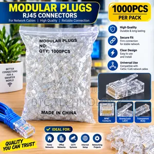 1000pcs RJ45 Modular Plugs