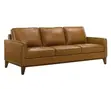 Brand New Wood-Mode Leather Sofa Set - 2