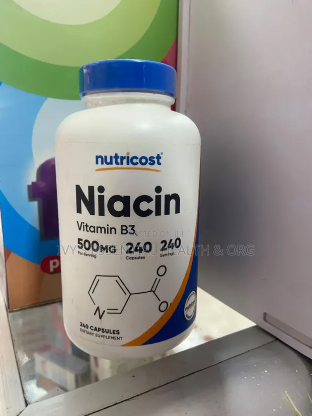 Nutricost Niacin 500mg, 240 Capsules - 1