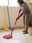 Industrial Wet Floor Mop Stick with Cotton Head - 1