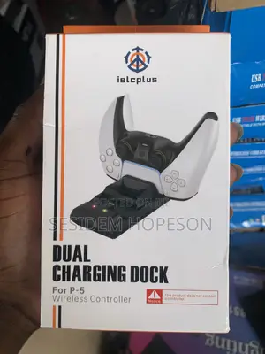 Ielcplus Dual Charging Dock for PS5 Controllers