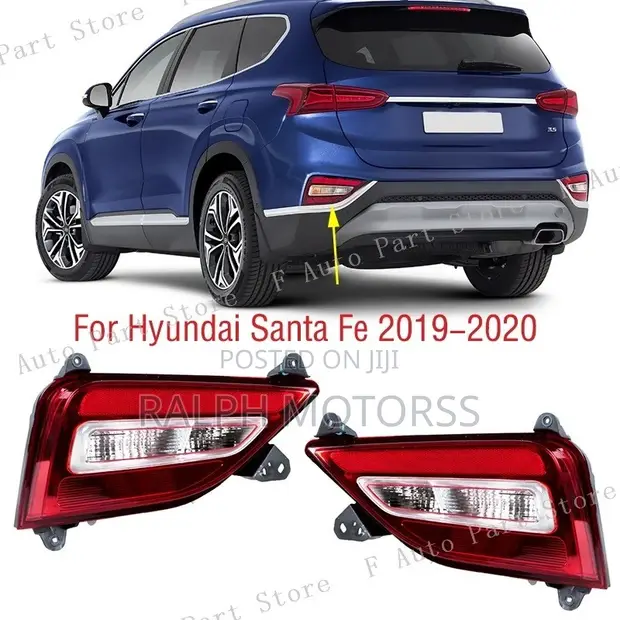 Hyundai Santa Fe 2019-2020 Bumper Lights - 1