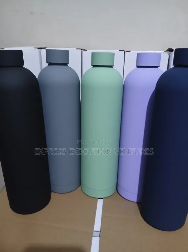 Silicone Stainless Steel Water Bottles - 1