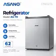 Asano AS-70 62L Mini Fridge with Freezer - 3