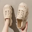 Stylish Chunky Sneakers - Beige & Pink - 2