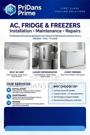 Cooling & Freezing Masters: Installation, Maintenance, Repairs