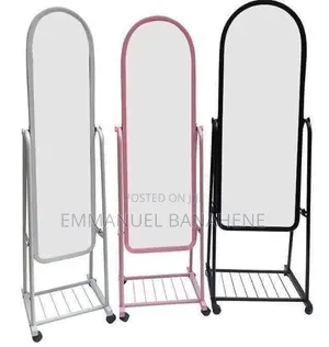 JC Power Standing Mirror with Wheels