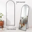 JC Power Standing Mirror with Wheels - 2