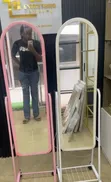 JC Power Standing Mirror with Wheels - 3