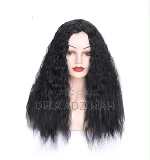 Matte Realistic Corn Perm Long Curly Wig