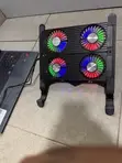 Folding Laptop Stand with 4 RGB Fans - 2