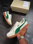 Puma Indoor OG Archive Collection - White Green Gum Sole - 1