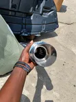 Super Turbo Exhaust - Loud Sporty Sound, Chrome Finish - 4