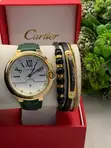 Cartier Watches - Genuine Leather Band - 1