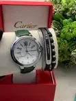 Cartier Watches - Genuine Leather Band - 4