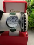 Cartier Watches - Genuine Leather Band - 5