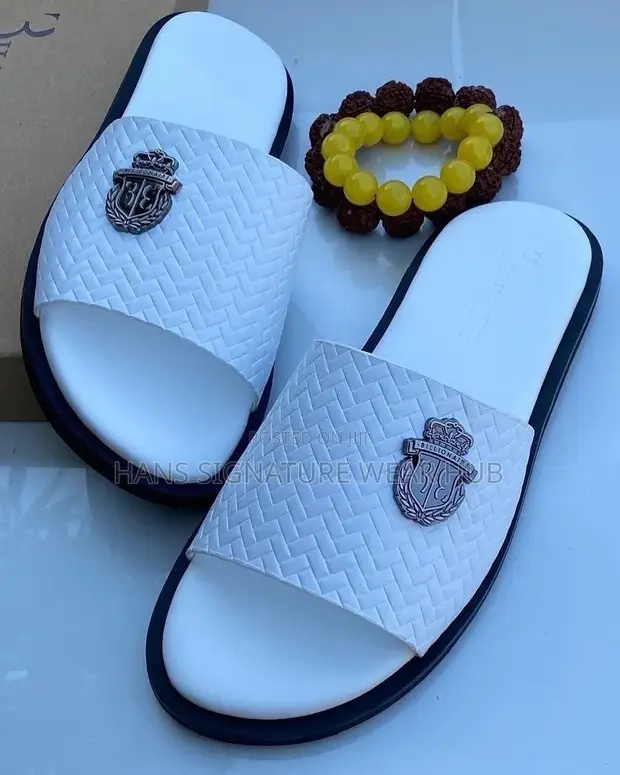 Quality Men's Leather Slippers - 1
