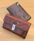 Luxury Montblanc Men's Leather Clutch Wallet - 2