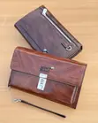 Luxury Montblanc Men's Leather Clutch Wallet - 3