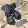 Balenciaga Track Slide Sandals - Triple Black - 1