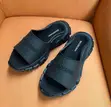 Balenciaga Track Slide Sandals - Triple Black - 4