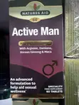 Active Man - Arginine, Damiana, Red Ginseng & Maca Capsules - 1