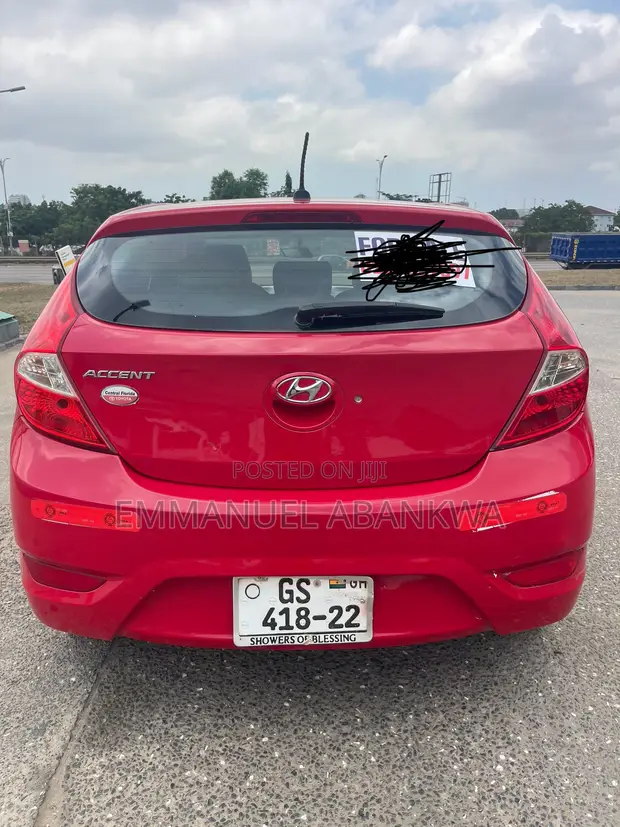Hyundai Accent 2015 Red - 1
