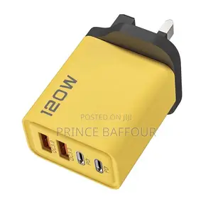 120W 4-Port USB-C Fast Charging Wall Adapter