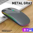 Wireless RGB Optical Mouse - Rechargeable, Ultra-Thin - 3