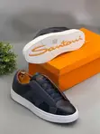 Leather Santoni Sneakers - 3