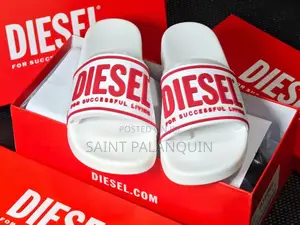 White Diesel Sa-Mayemi Slide Sandals