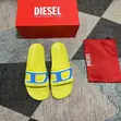 Diesel Men's SA-Mayemi D Slide Sandals - Cyber Yellow - 3