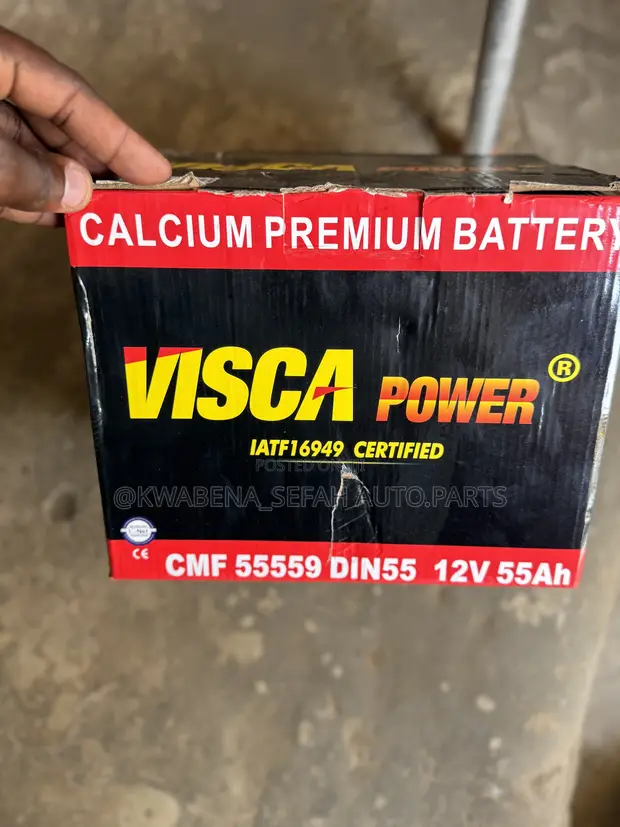 Original Visca 13 Plate Battery 12V 55Ah - 1