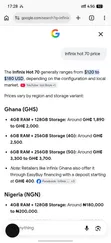 New Infinix Hot 70 128GB Silver - 5