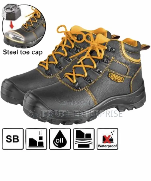 Ingco Safety Boots - Black - 1