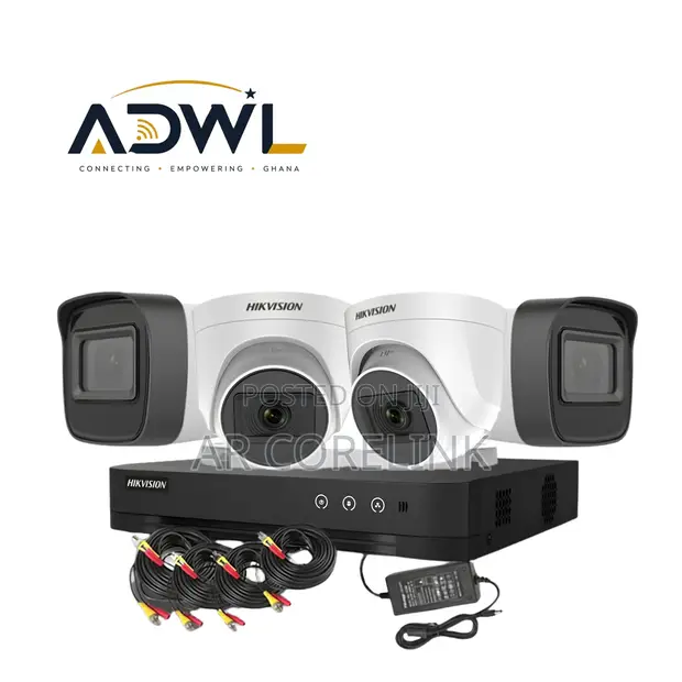 Hikvision 4CH 2MP Turbo HD Surveillance Kit - 1
