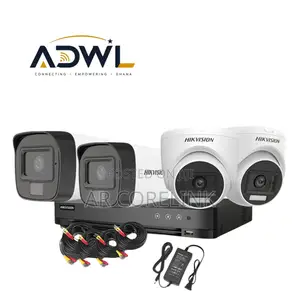 Hikvision 4CH Smart Hybrid Light HD Surveillance Kit
