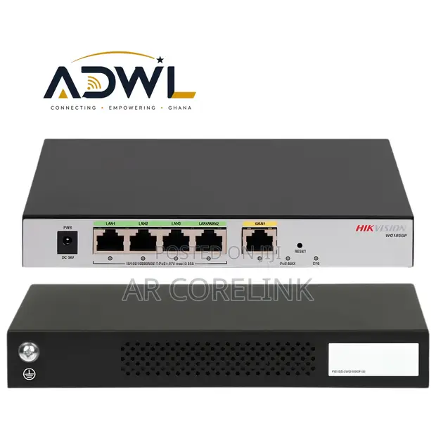 Hikvision 5-Port PoE Router - 1