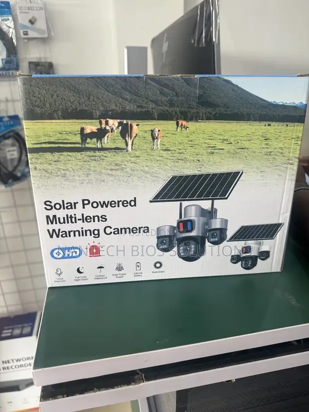 4G Solar 3-Lens CCTV Camera - 1