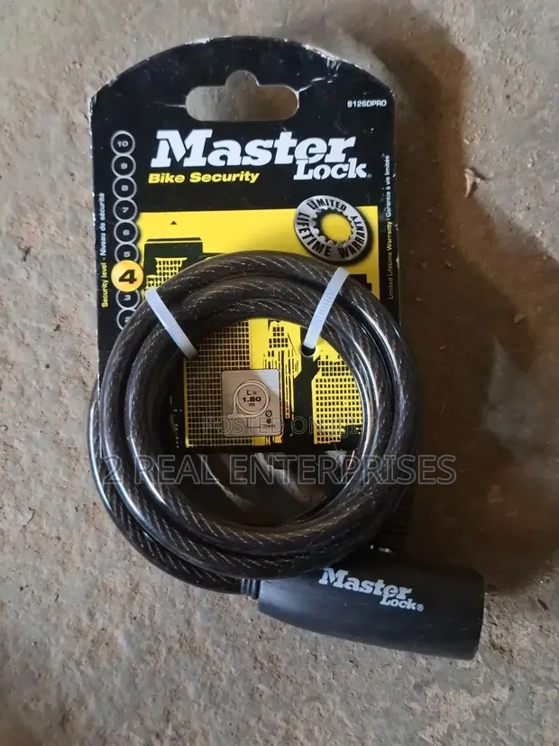 Master Lock 8126DPRO Self-Coiling Bike Cable Lock - 1