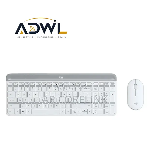 Logitech MK470 Slim Wireless Combo - Off White - 1