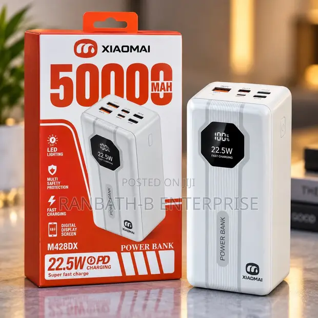XIAOMAI 50000mAh 22.5W Power Bank - White - 1