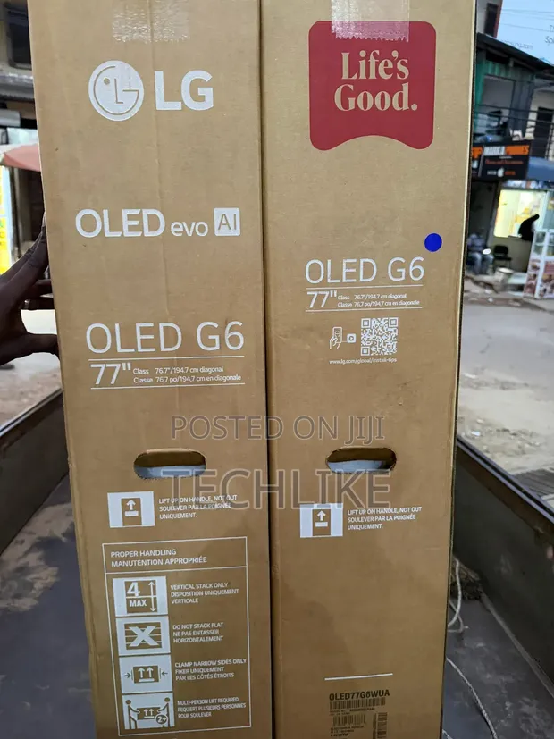 77" LG OLED G6 Evo AI Television - 1