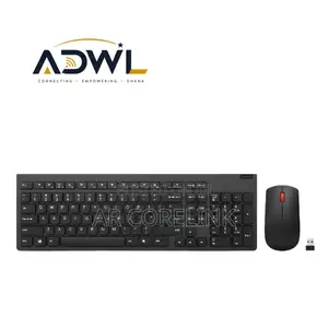 Lenovo Essential Wireless Combo Gen 2 Keyboard and Mouse - Black