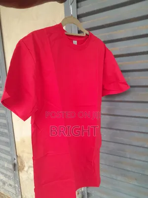 Mr. Tan Plain Red T-Shirt - 600-1000gsm Cotton