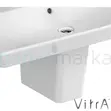 VitrA T4 Ceramic Semi-Pedestal Sink - 1