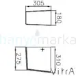 VitrA T4 Ceramic Semi-Pedestal Sink - 2