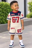 Boys' 2-Piece Polyester Set (3-4 Years) - 1