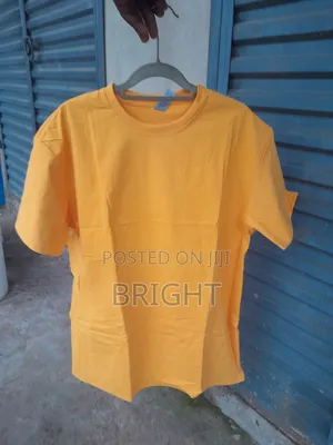 Mr. Tan Plain Yellow T-Shirt